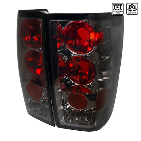 Spec-D Tuning 04-12 Nissan Titan Altezza Tail Light Smoke LT-TIT04G-TM